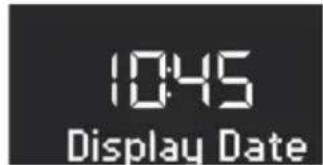SONORO Qubo SO220 - Switching the date on/off - 1