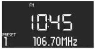 SONORO Qubo SO220 - Memorizzazione di emittenti FM tra i preferiti - 1