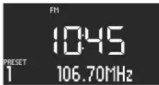 SONORO Qubo SO220 - FM-Sender als Favorit speichern - 1