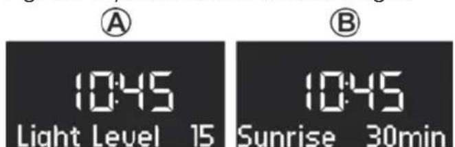 SONORO Qubo SO220 - Impostazione della luce sveglia - 1
