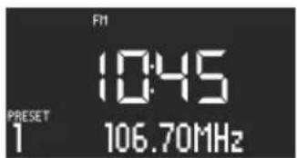 SONORO Qubo SO220 - Storing FM stations as favourites - 1