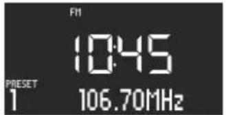 SONORO Qubo SO220 - FM-zenders als favoriet opslaan - 1