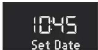 SONORO Qubo SO220 - Setting the date manually - 1