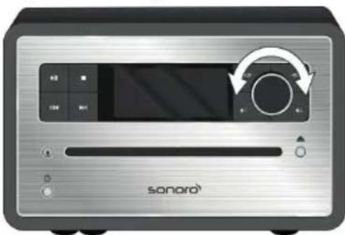 SONORO Qubo SO220 - Setting the volume - 1