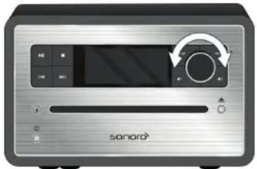 SONORO Qubo SO220 - Réglage du volume sonore - 1