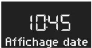 SONORO Qubo SO220 - Activation/désactivation de la date - 1