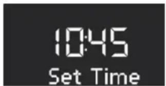 SONORO Qubo SO220 - Setting the time manually - 1