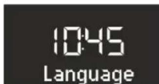 SONORO Stereo SO310 - Indstilling af displaysprog - 1