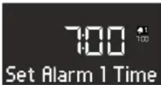 SONORO Stereo SO310 - Setting the alarm time - 1