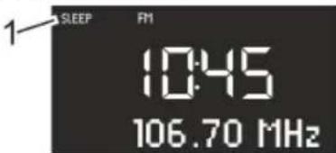 SONORO Stereo SO310 - Switching the Sleep Timer on - 1