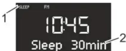 SONORO Stereo SO310 - Zeitinterval für Sleeptimer einstellen - 1