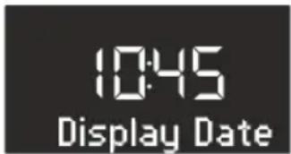 SONORO Stereo SO310 - Switching the date on/off - 1