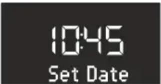 SONORO Stereo SO310 - Setting the date manually - 1