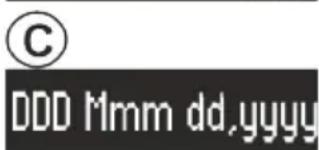 SONORO Stereo SO310 - Fig. 13: réglage du format de l'heure - 3