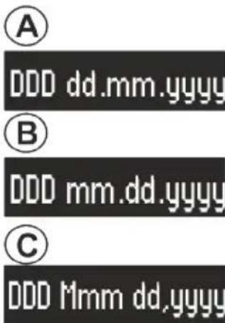 SONORO Stereo SO310 - Ajustar el formatting de la Fecha - 1