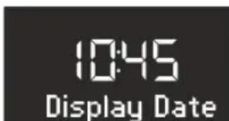 SONORO Stereo SO310 - Aktivering/deaktivering af dato - 1