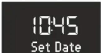 SONORO Stereo SO310 - Fig. 10: réglage de l'heure - 1