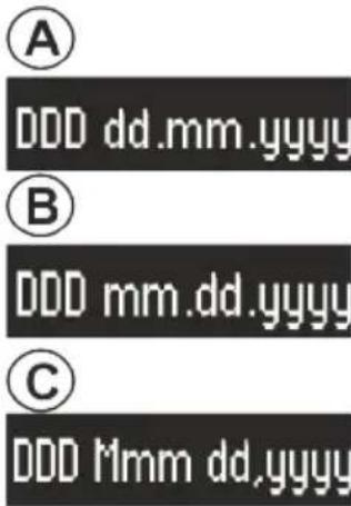 SONORO Stereo SO310 - Datumformulaat instellen - 1