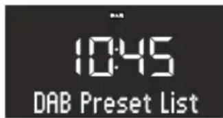 SONORO Stereo SO310 - Búsqueda de emisoras DAB - 1