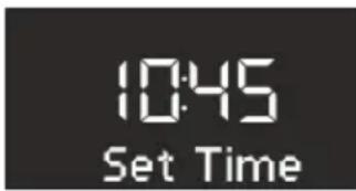 SONORO Stereo SO310 - Setting the time manually - 1