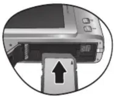 BENQ DC E1050t - Utilisation d'une carte SD - 1