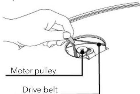 SONORO Platinum SO2000 - Attaching the drive belt - 2