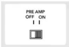 SONORO Platinum SO2000 - Setting pre-amplifier selector switch - 2