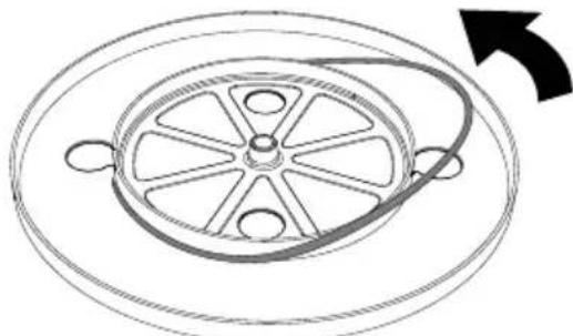 SONORO Platinum SO2000 - Replacing the drive belt - 2