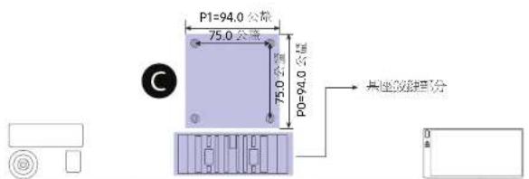 SAMSUNG S27F350FHE - 若要鎖定防盜鎖定裝置： - 7