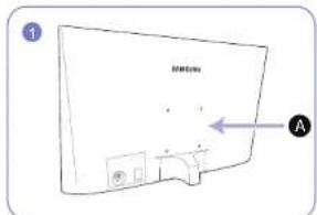 SAMSUNG S27F350FHE - 安装掛牆套件或桌面支架（S32F351FUE） - 1