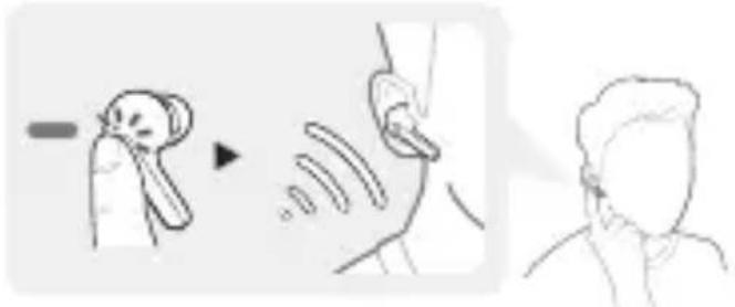 LG Tone Free HBSFN7 - A környezeti hang hallgatása (LAS) - 1