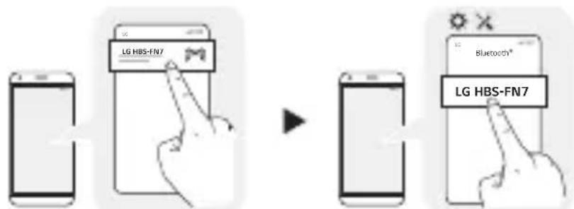 LG Tone Free HBSFN7 - Abbinamento rapido - 2