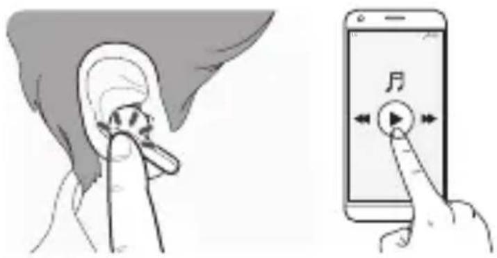 LG Tone Free HBSFN7 - Pokretanje glazbe - 1