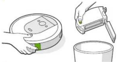 IROBOT i8 - Nettoyage des capteurs de bac plein - 1