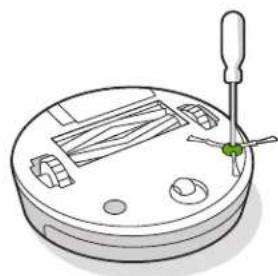 IROBOT i8 - Nettoyage de la brosse latérale - 1