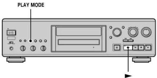 SONY MDSJA333ES - Lecture des plages dans un ordre aléatoire (lecture aléatoire) - 1