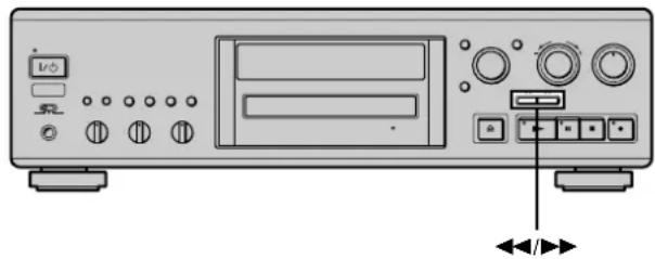 SONY MDSJA333ES - Localisation d'un point donné d'une plage - 1