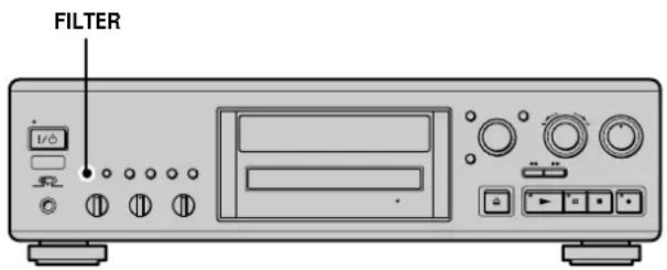 SONY MDSJA333ES - Écoute avec des sonorités différentes (filtre numérique) - 1