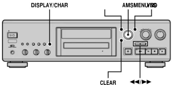 SONY MDSJA333ES - Titrage d'une plage ou d'un MD (NAME) - 1