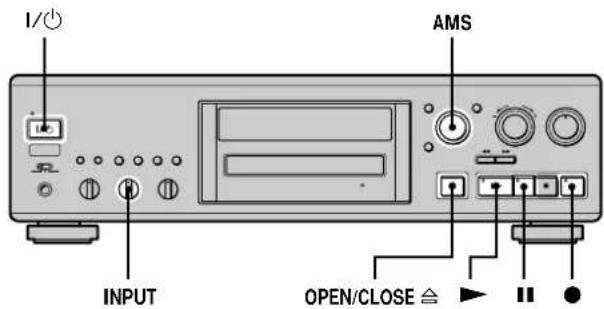 SONY MDSJA333ES - Enregistrement sur un MD - 1
