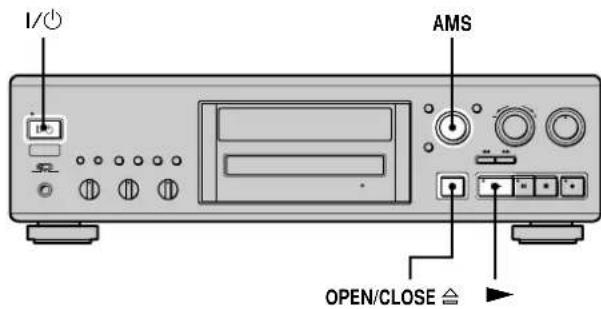 SONY MDSJA333ES - Lecture de MD - 1