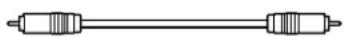 SONY MDSJA333ES - Coaxial digital connecting cables (2) (not supplied) - 1