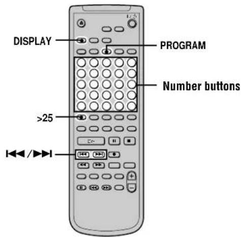 SONY MDSJA333ES - Creating your own program (Program Play) - 2