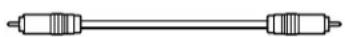 SONY MDSJA333ES - Cables de liaison numérique coaxiaux (2) (non fournis) - 1