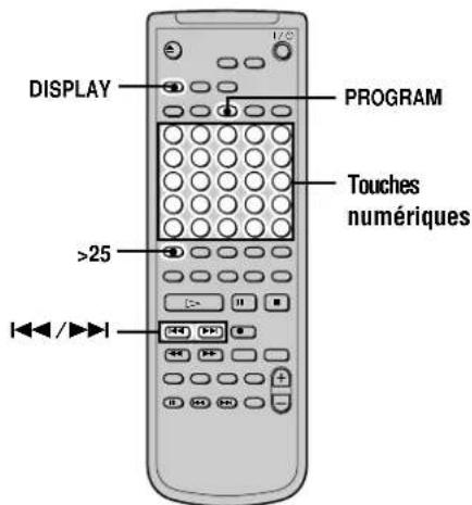 SONY MDSJA333ES - Creation d'un programme de lecture (lecture programmée) - 2