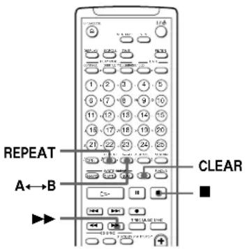 SONY MDSJA555ES - Répetition d'un passage donné (Répetition A-B) - 1