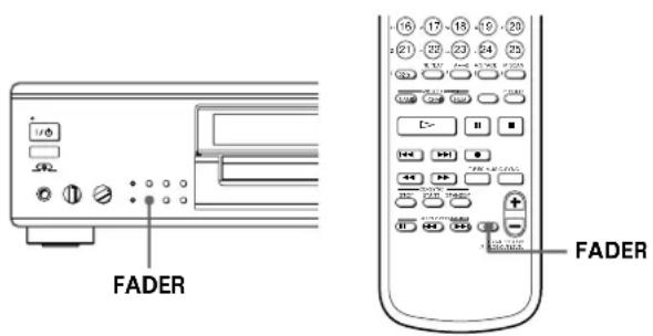SONY MDSJA555ES - Fading In and Out (Fader) - 1