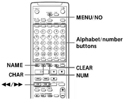 SONY MDSJA555ES - Labeling tracks and MDs with the remote - 1