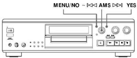 SONY MDSJA555ES - Moving Recorded Tracks (Move Function) - 2