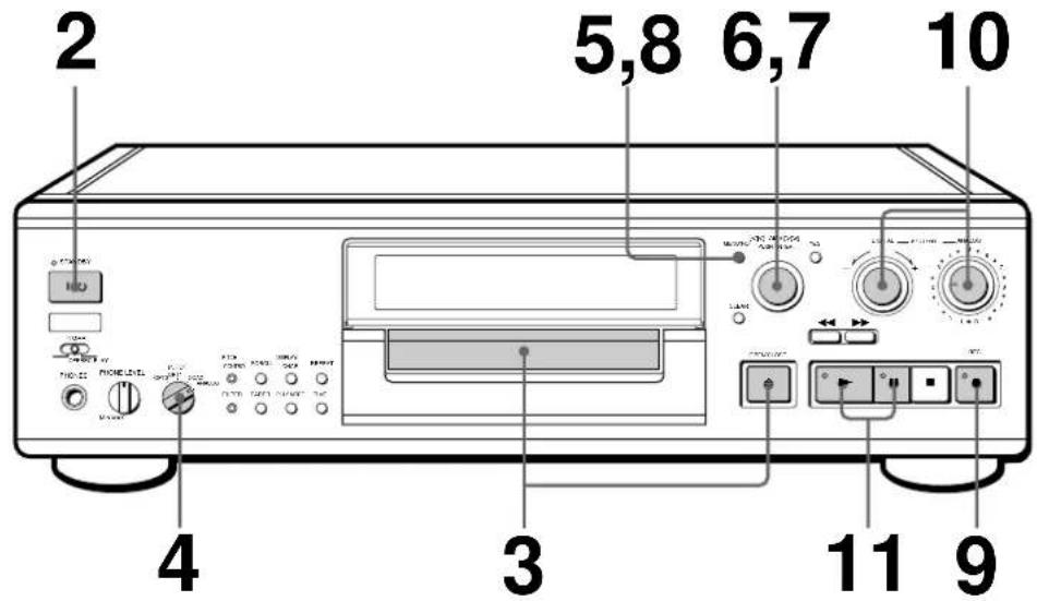 SONY MDSJA555ES - Enregistrement sur un MD - 1